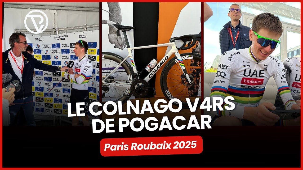 LE COLNAGO V4RS DE POGACAR - PARIS ROUBAIX 2025