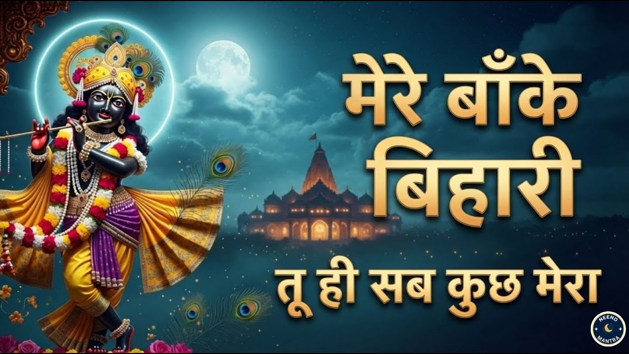 मेरे बाँके बिहारी | तू ही सब कुछ मेरा | Heart Touching Krishna Bhajan | Neend Mantra