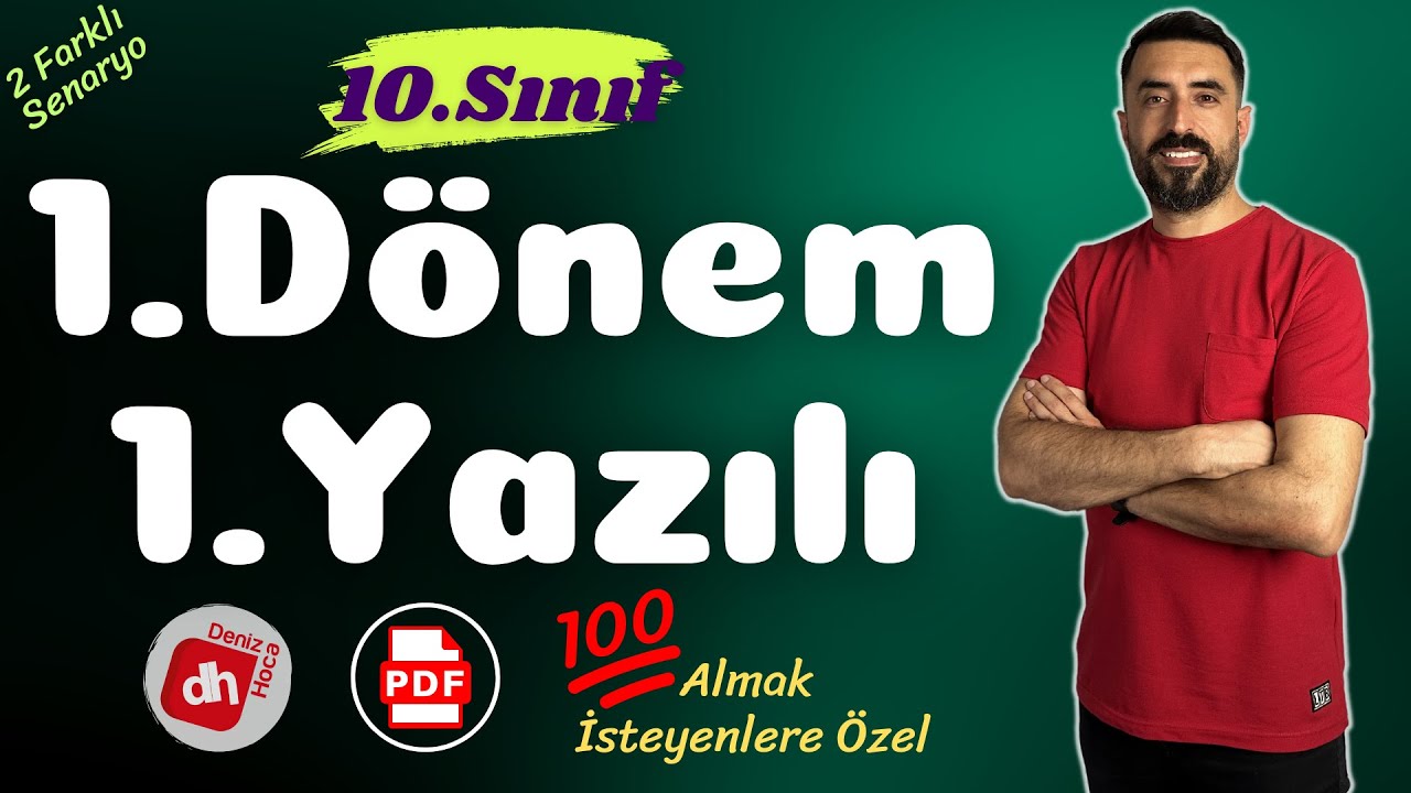 10.SINIF 1.DÖNEM 1.YAZILI SORULARI (Yeni Nesil Sorular) 💯 (10 Edebiyat Sınava Hazırlık Çalışması)