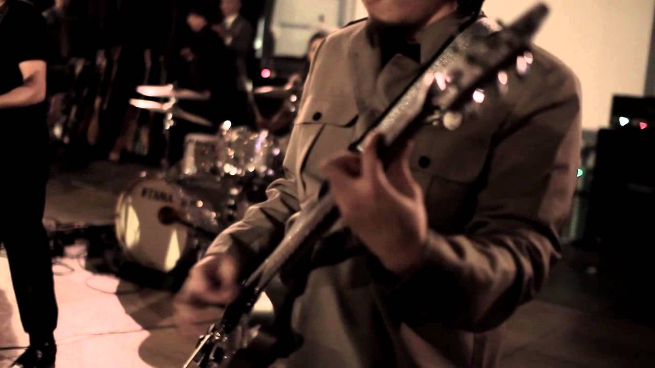 Bride playing Master of Puppets on her wedding day
