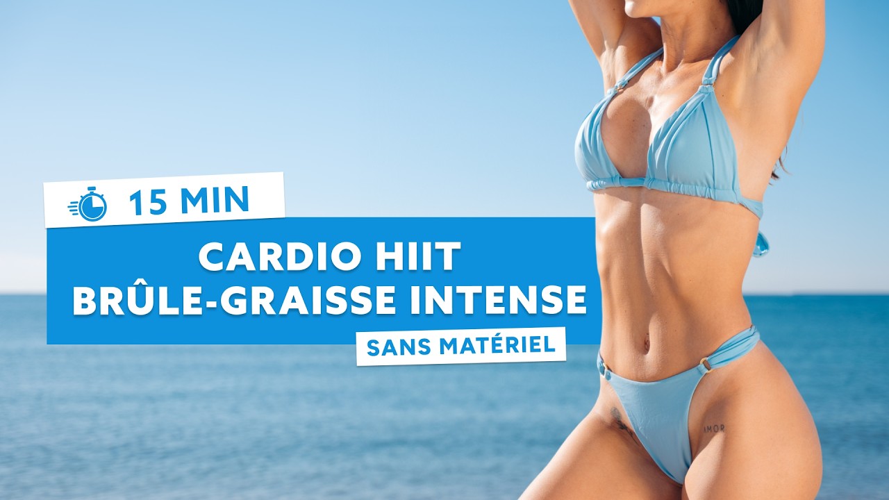 15MIN CARDIO HIIT BRÛLE-GRAISSE EXPRESS ! Intense, rapide et efficace - Bikini avec Sissy 11