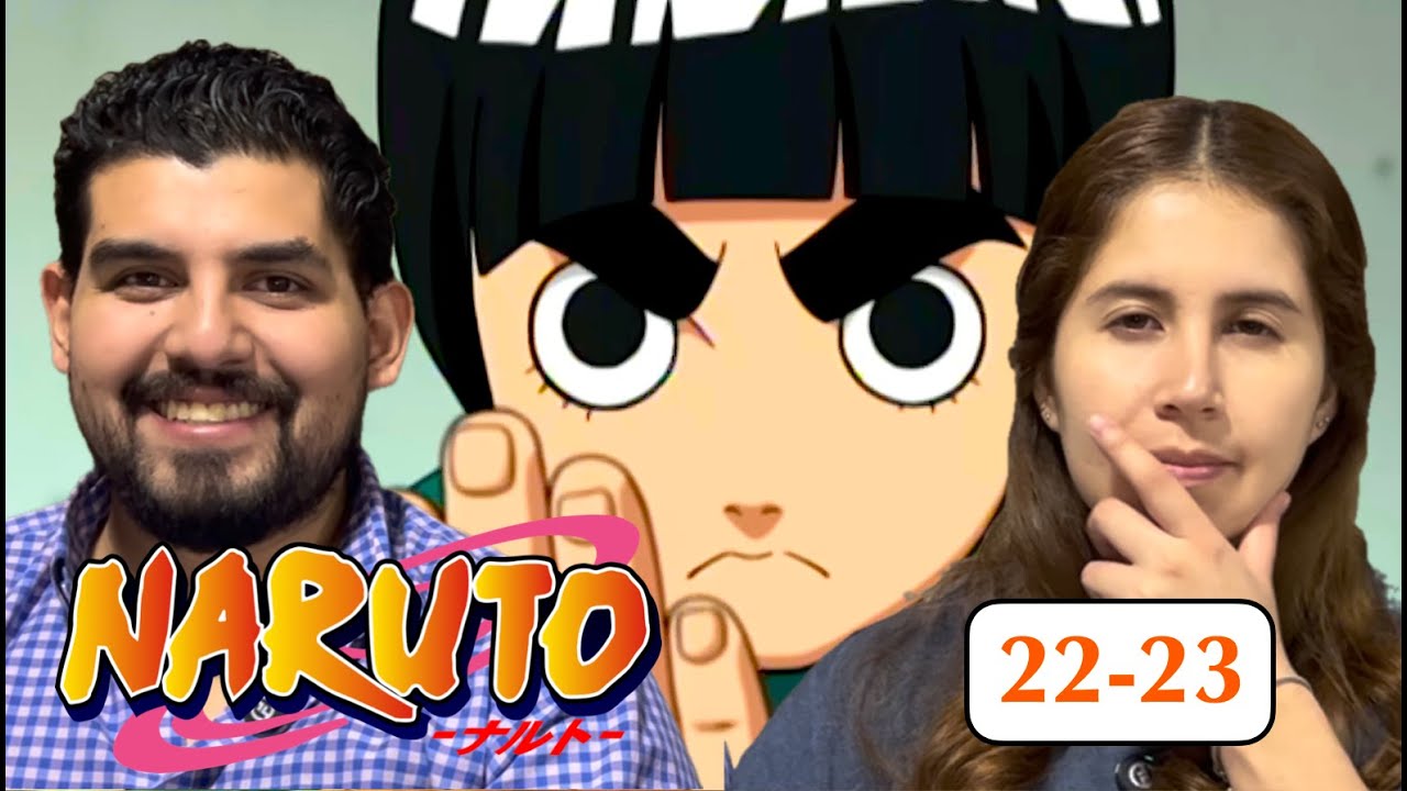 Sasuke vs Rock Lee | Reacción a Naruto cap 22-23
