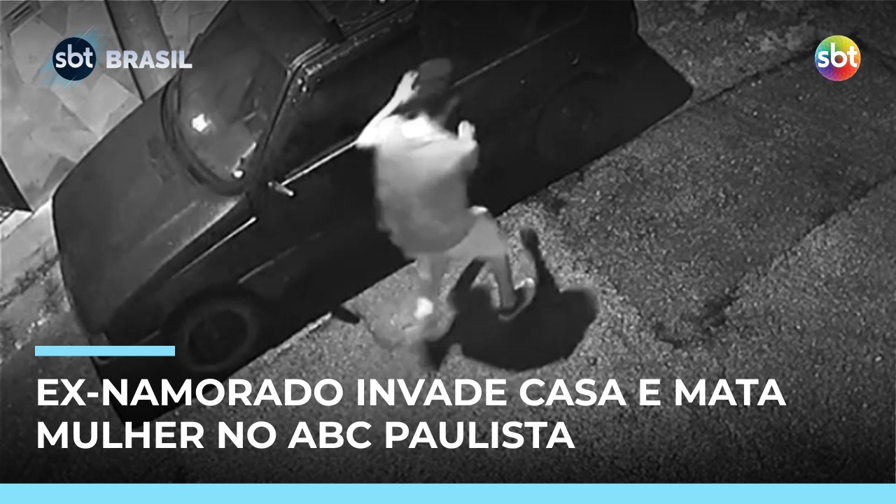 Homem é preso após matar ex-companheira a facadas em Santo André (SP) | #SBTBrasil