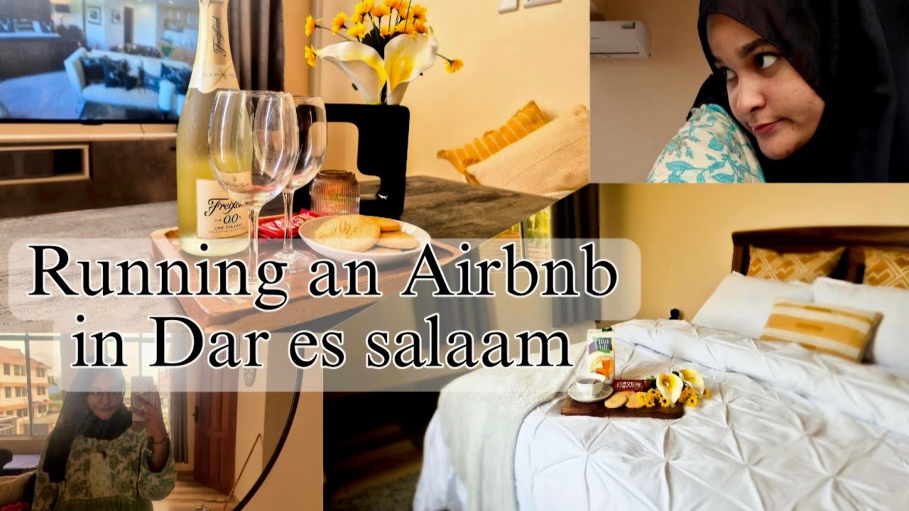 SPEND THE DAY WITH ME MANAGING AN AIRBNB IN DAR ES SALAAM (as a superhost)