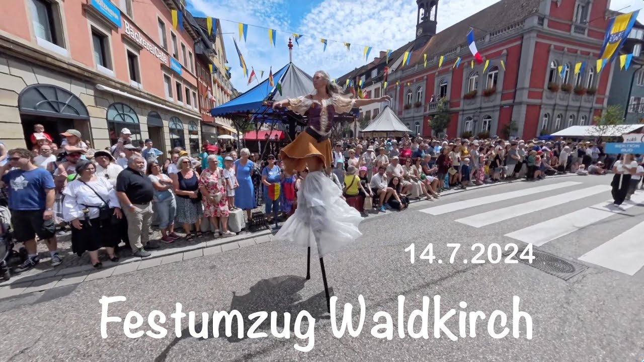 Festumzug Waldkirch Teil 1  - Marktplatzfest Waldkirch 14.7.2024