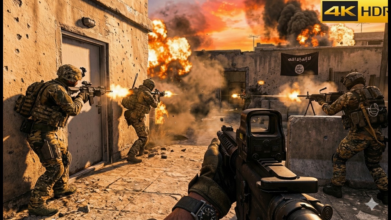[Операция: Огненный Штурм] [Call Of Duty] 4K HDR