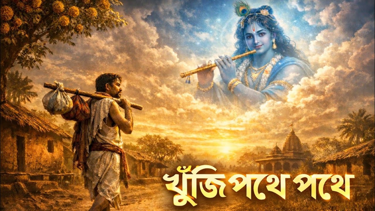 খুঁজি পথে পথে || New Bengali Krishna song || Sangeet Bengal 