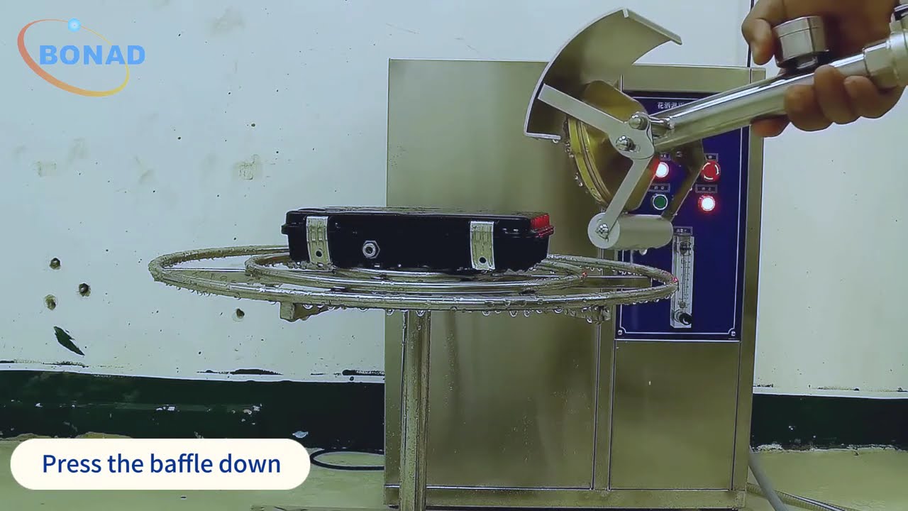 IEC 60529 IPX3 IPX4 handheld spray nozzle and water-poof Test device