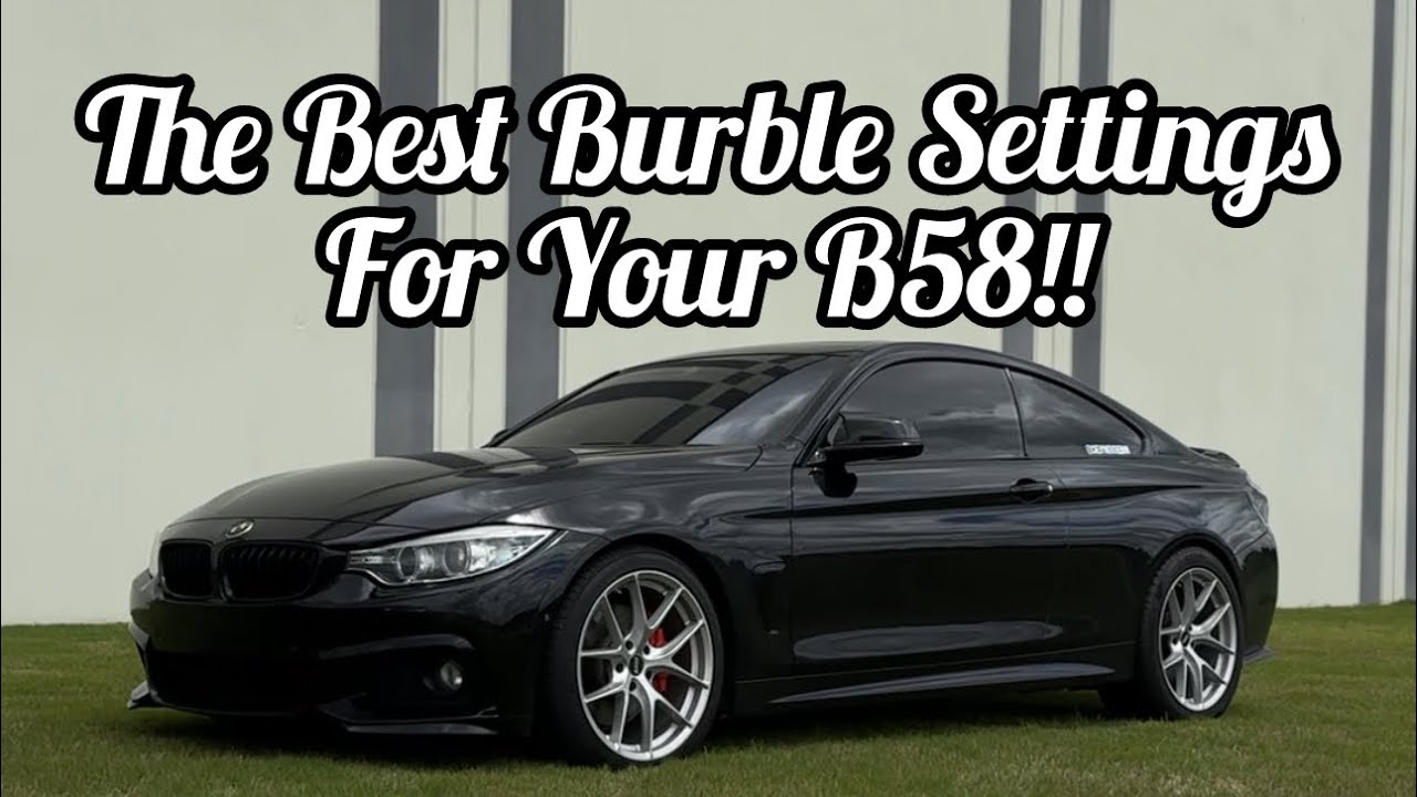Best Burble Setting for Gen 1 B58!! (Exhaust Clips)