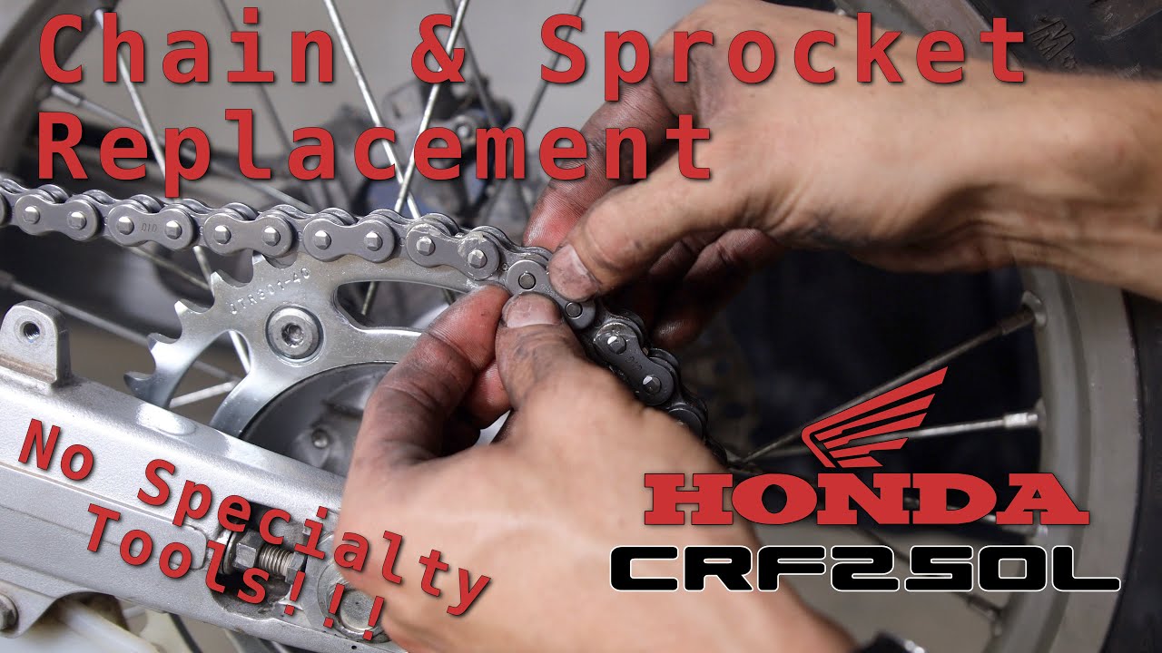 Замена цепи и звездочек | Honda CRF250L