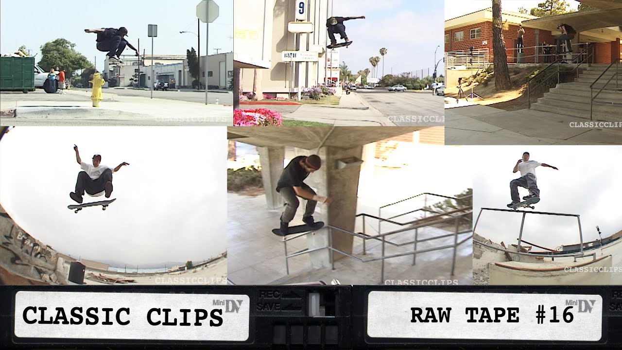 Raw Skateboarding Mini DV Tape #16 Darrell Stanton