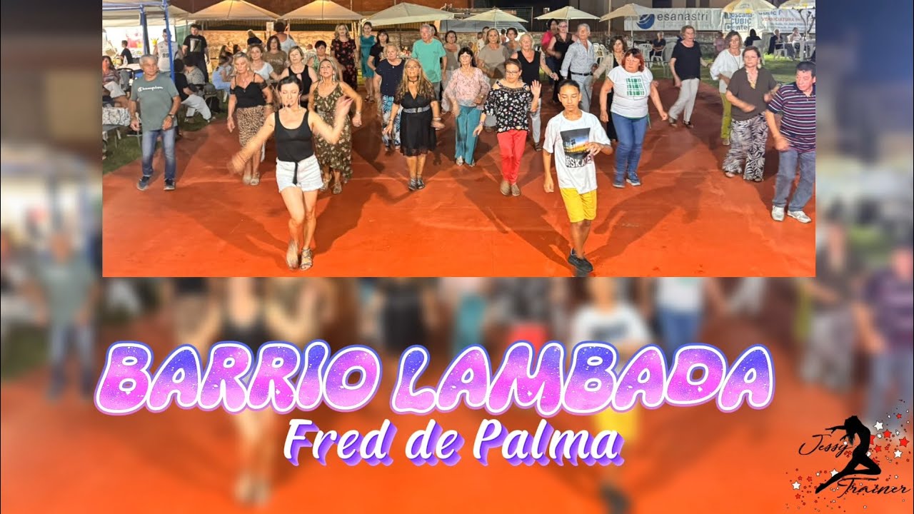 BARRIO LAMBADA/ @Freddepalmaofficial  Coreo+tutorial Jessy Trainer ✨ #tormentone #ballidigruppo2025