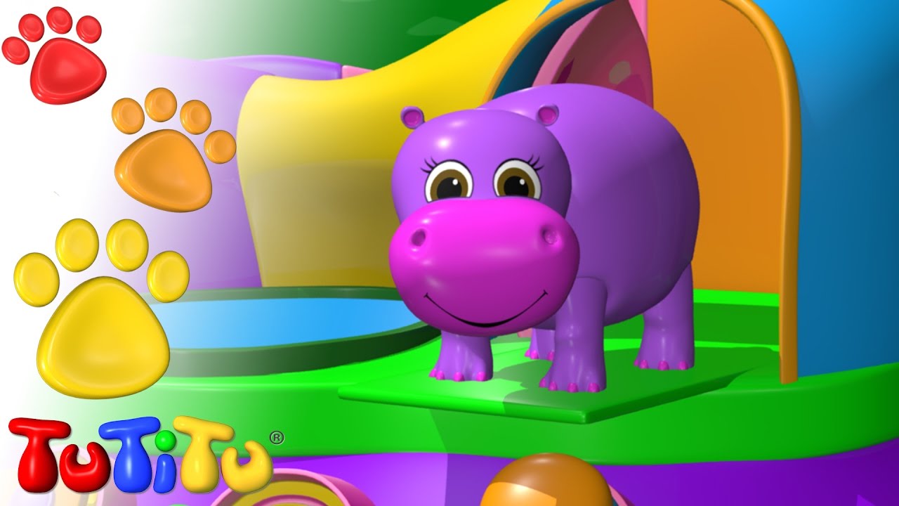 TuTiTu Animals 🦛 Hippo 🦛 Educational Animal Toy Building for Toddlers