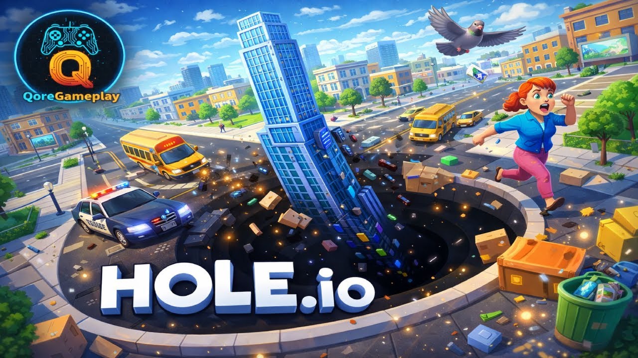 Hole.io | Eat Everything & Dominate the City Gameplay | Part 2 | (Android/iOS)