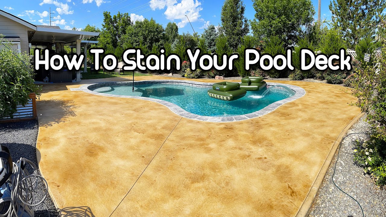 DIY Pool Deck 🌞🏊&zwj;♂️