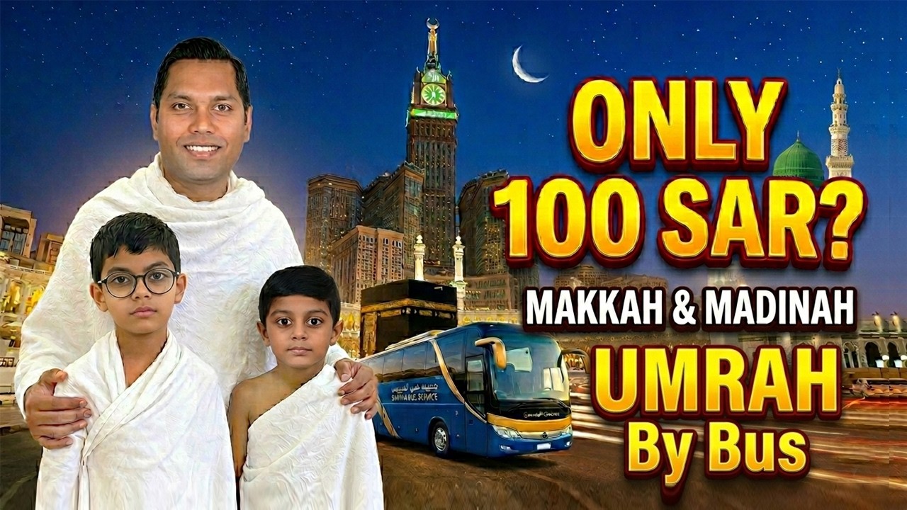 Umrah By Bus 2026 | Everything You Need To Know! #ramadan #makkah #madina 