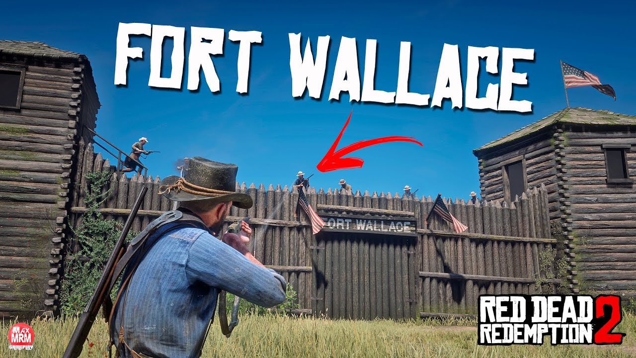 RED DEAD REDEMPTION 2 - INVADINDO O FORT WALLACE, NÃO ESPERAVA QUE FOSSE TÃO TENSO
