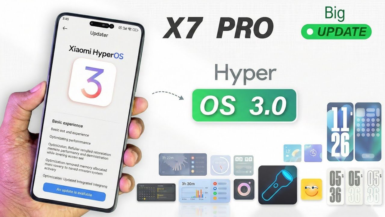 HyperOS 3.0 Stable Update For Poco X7 Pro 5g | New Features, Bugs & More