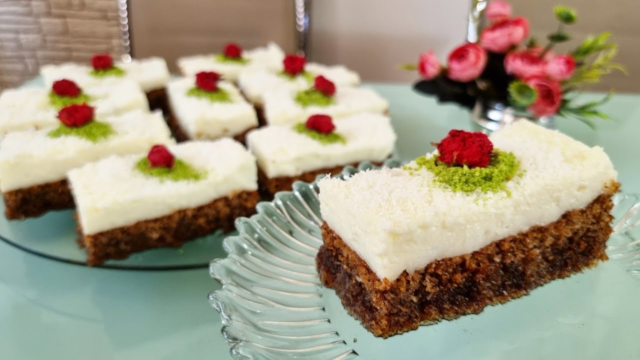 Ëmbëlsira Pa miell me Sherbet dhe Krem - perfekte për Bajram - Kibris Tatli