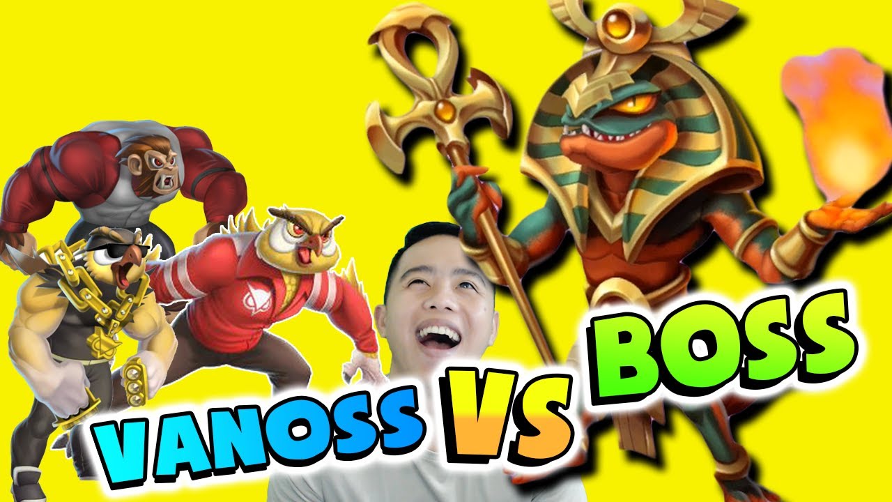 Vanoss, H2O, Lui Calibre,Terroriser Vs Boss - Monster Legends