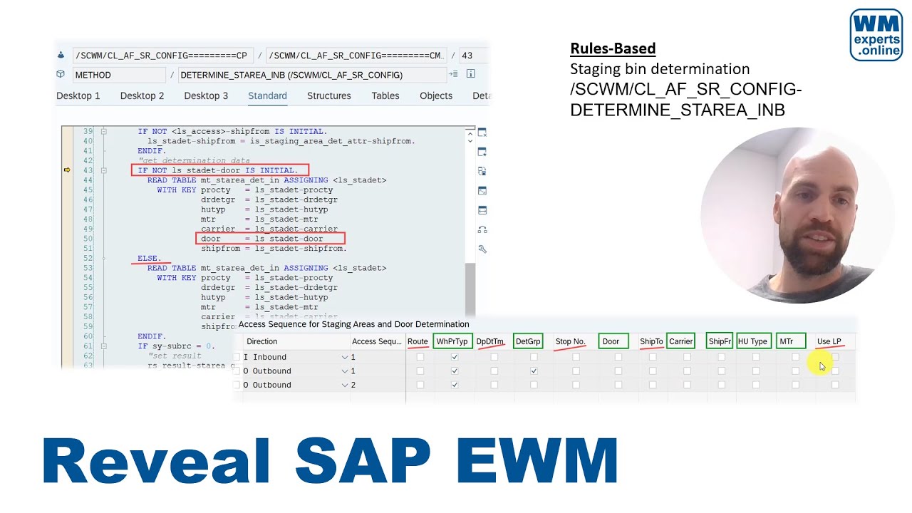Раскрытие информации о SAP EWM — Определение ячеек для входящей промежуточной обработки
