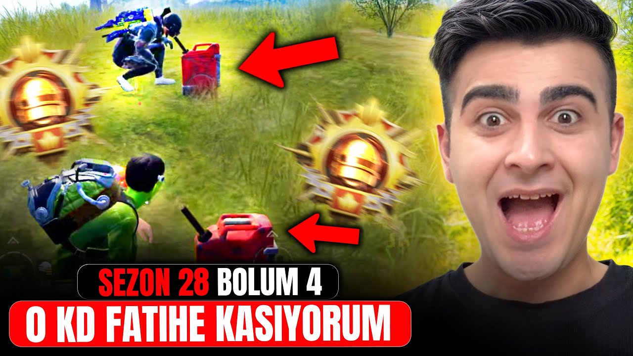 0 KD İLE FATİH'E KASIYORUM! SEZON 28 BÖLÜM 4 - PUBG Mobile Rank Kasma Taktikleri