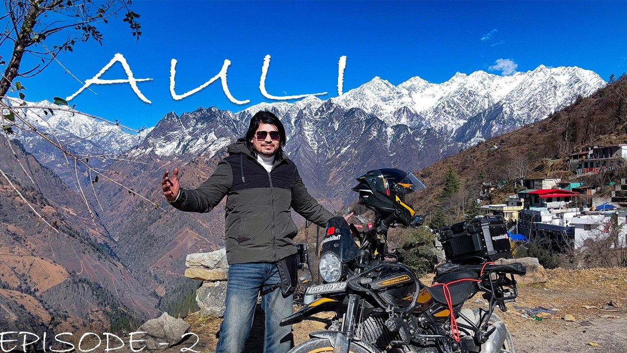 Auli Snow Ride 2026 ❄️ | Joshimath to Auli Bike Ride | Solo Ride | Episode 2 #auli #joshimath