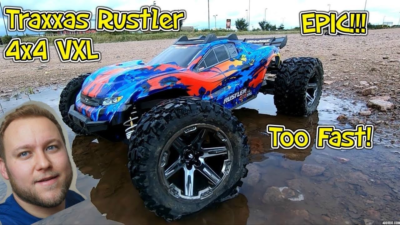 Traxxas Rustler 4x4 VXL Brushless Stadium Truck is TOO Fast!!!