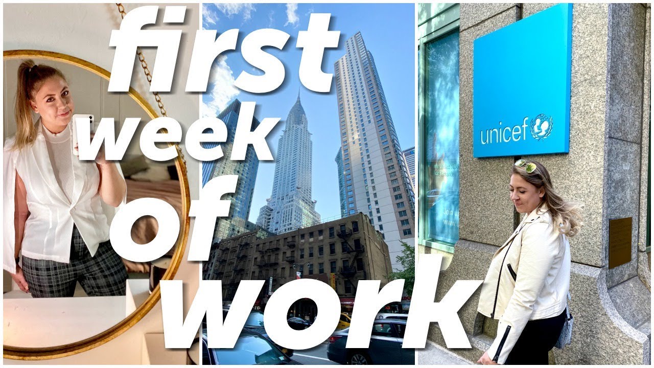 First week of work in NYC! Work Week in My Life