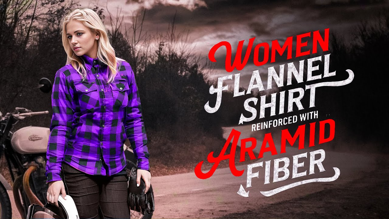Adventure Ready: Women's Flannel Shirt with Reinforced Aramid Fiber