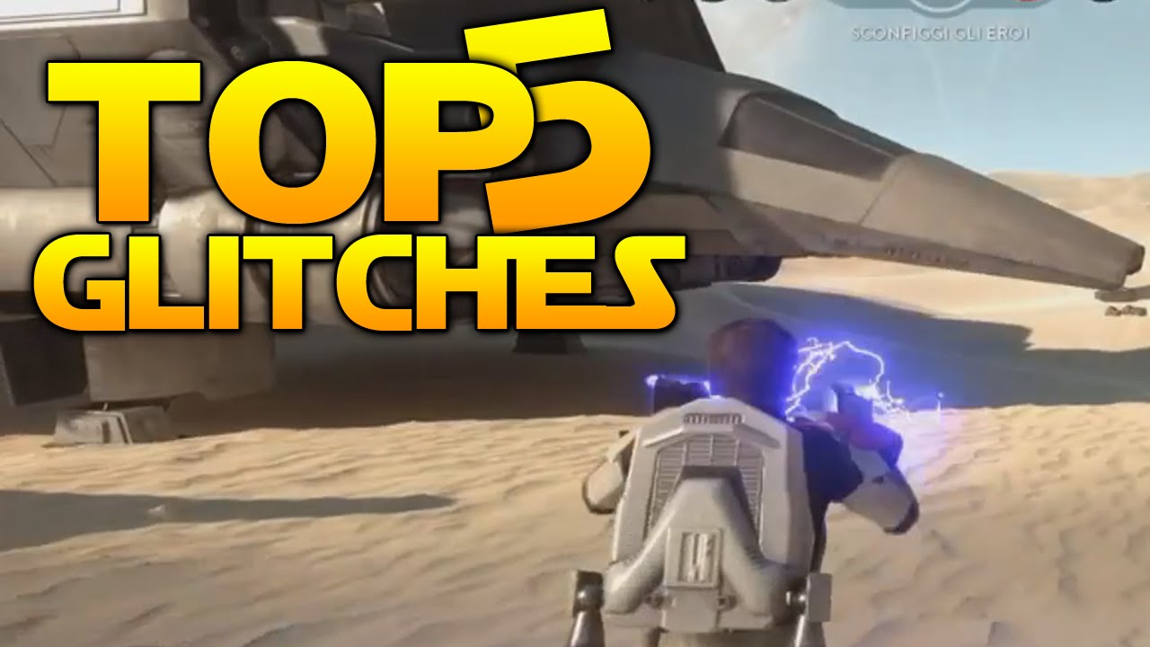 Star Wars Battlefront Top 5 EPIC GLITCHES! (Finn 2.0, Fett Malfunction & More)