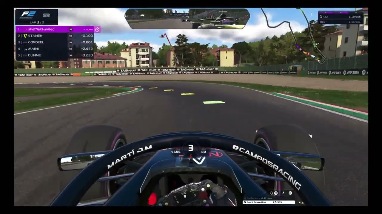 F2 racing on F1 2025 ps5