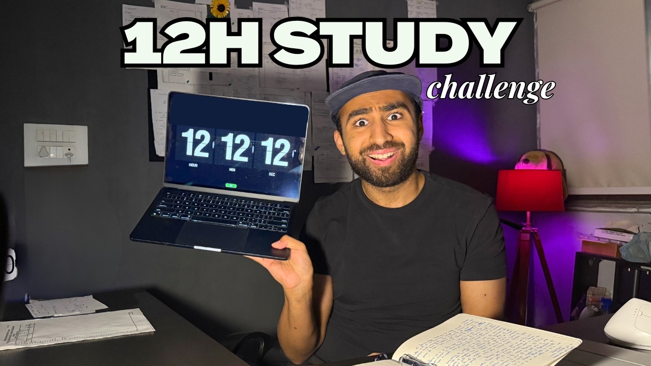 12 HOURS study challenge📚🙇🏻&zwj;♂️| exams, USMLE prep, doctor