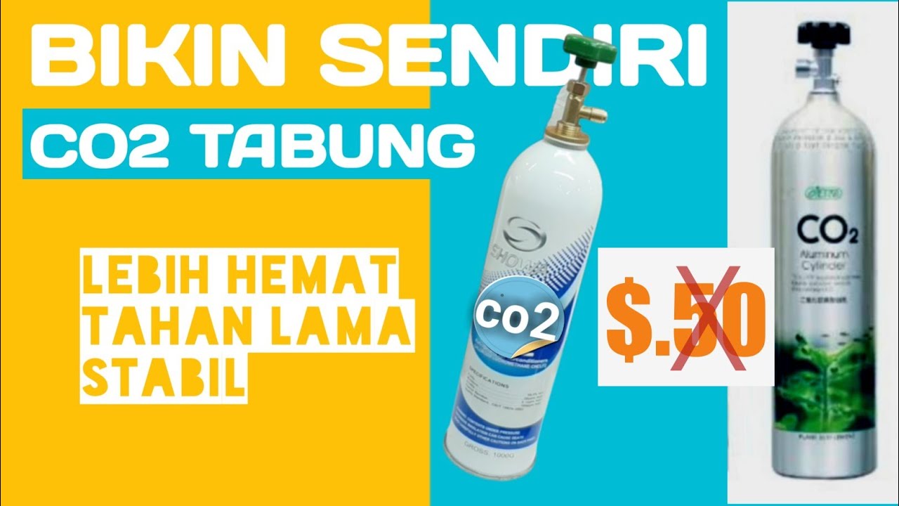 DIY co2 tabung Co2 DIY ragul rasa tabung