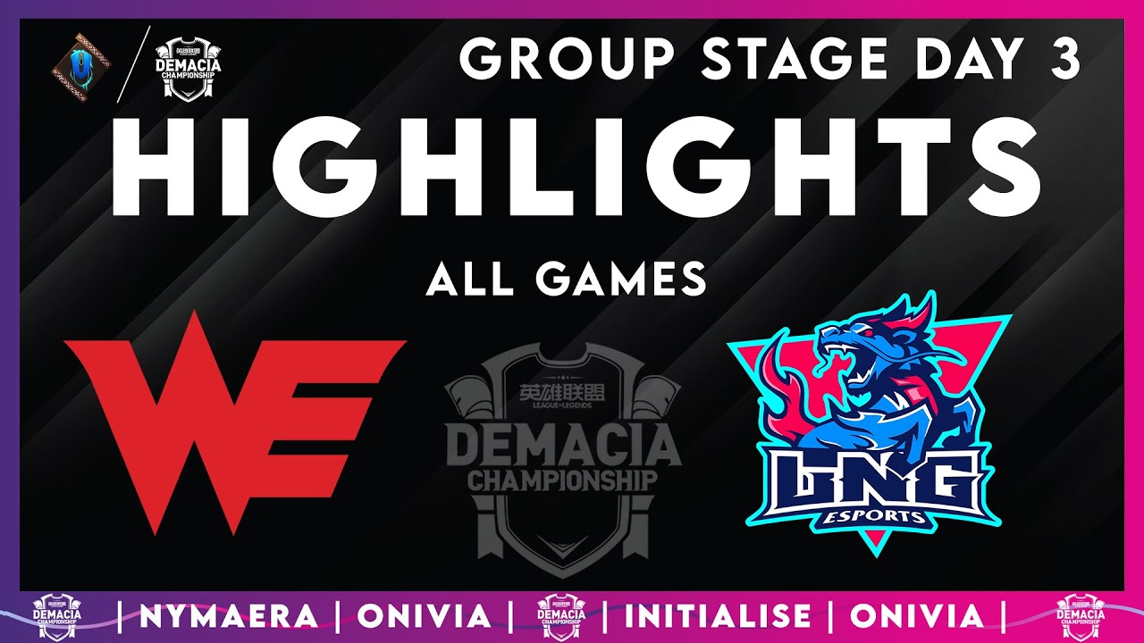 WE vs LNG Highlights ALL GAMES | Demacia Cup 2025 | Team WE vs LNG Esports