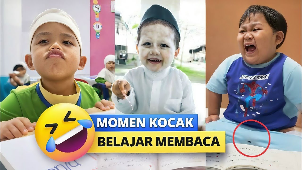 Video lucu bikin ngakak 😂 Kompilasi Bocil Belajar Baca Paling Kocak