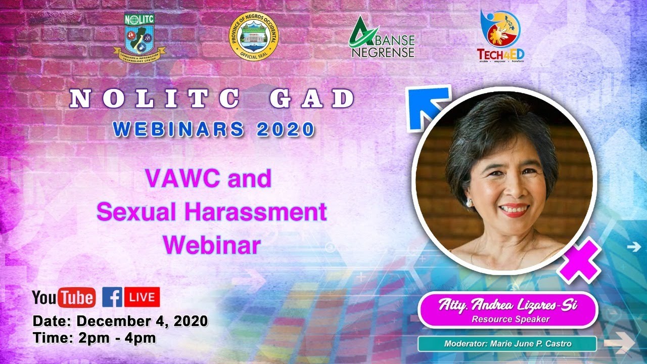 NOLITC GAD Webinar 08 VAWC and Sexual Harassment