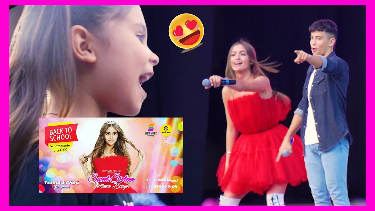 DAILY VLOG🎥  Am cântat cu @iulianaberegoiofficial la CONCERTUL SWEET SIXTEEN, Back To School din CHISINAU