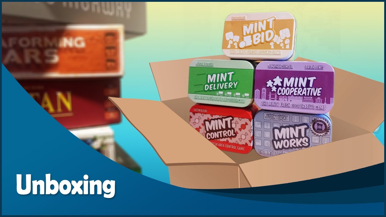 Unboxing - Saga de Juegos Mint (Mint Works, Mint Delivery, Mint Control, Mint Cooperative, Mint Bid)