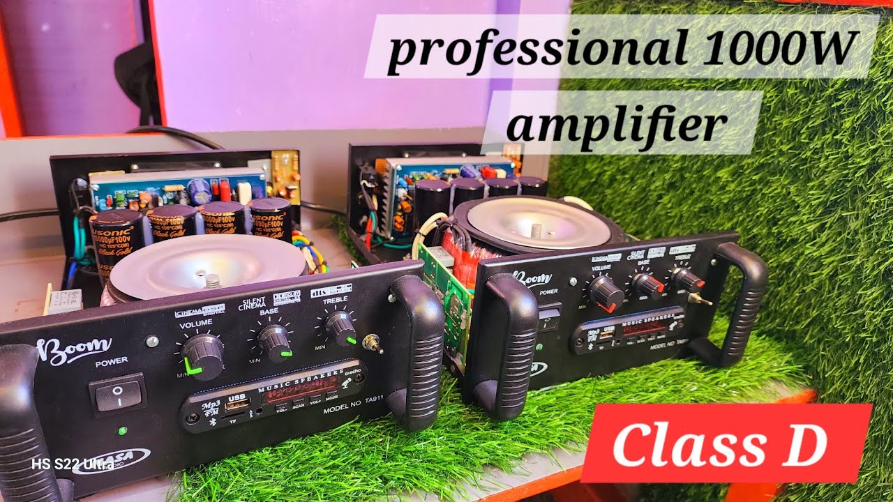 Class D 1000watt professional mono Power amplifier  🌟 good sound quality