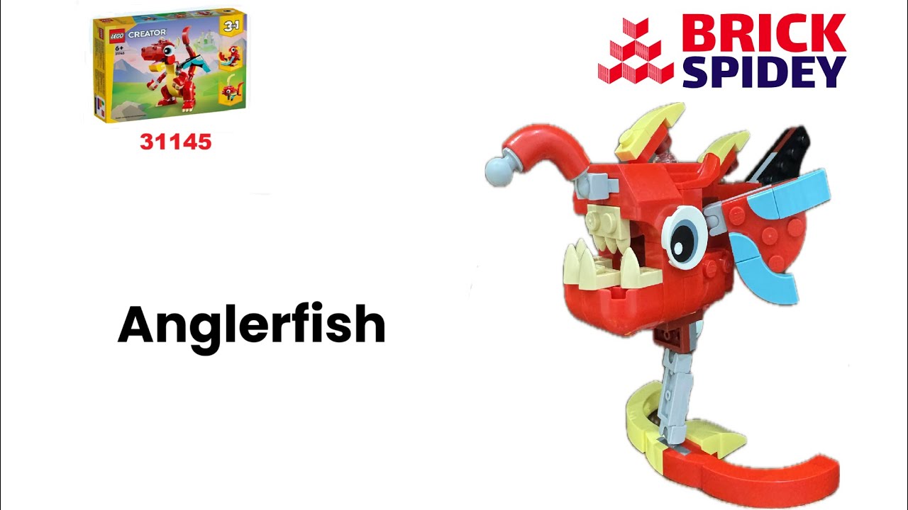Lego 31145 Alternate Build Idea MOC Anglerfish 아귀목