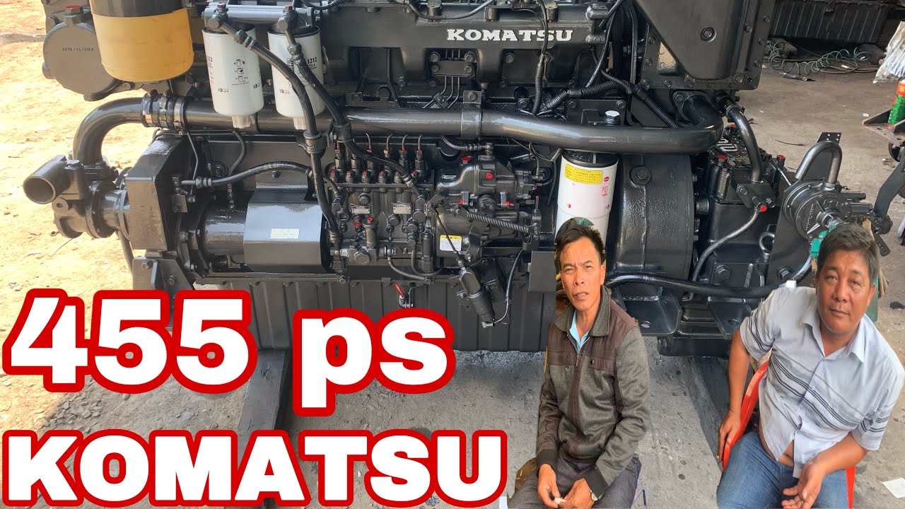 Bàn giao máy KOMATSU 455ps cho 2 anh chủ máy ở miền trung 😁😁👍👍