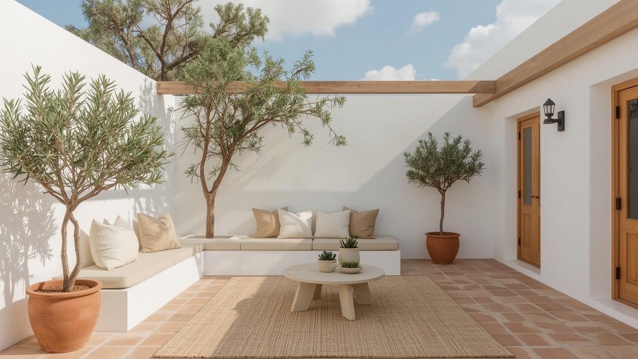 TOP 40+ Modern Mediterranean Patio Ideas for Small Spaces | 2025 Design Trends