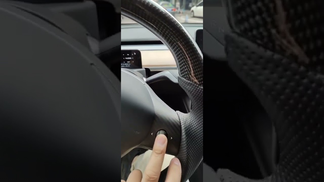 VJOYCAR YS1 Mini Cluster Screen for Model 3 Model Y (Language from China to English)
