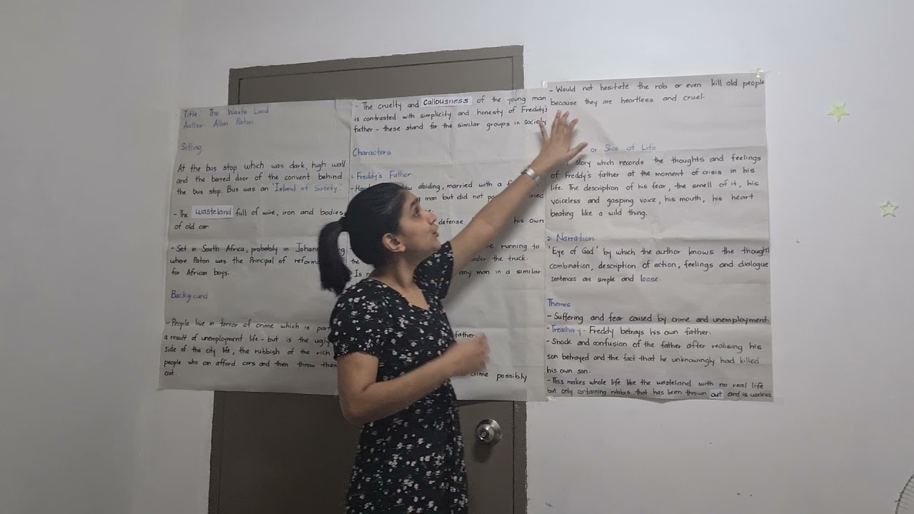 English Microteaching B Literature: Short Story - The Wasteland
