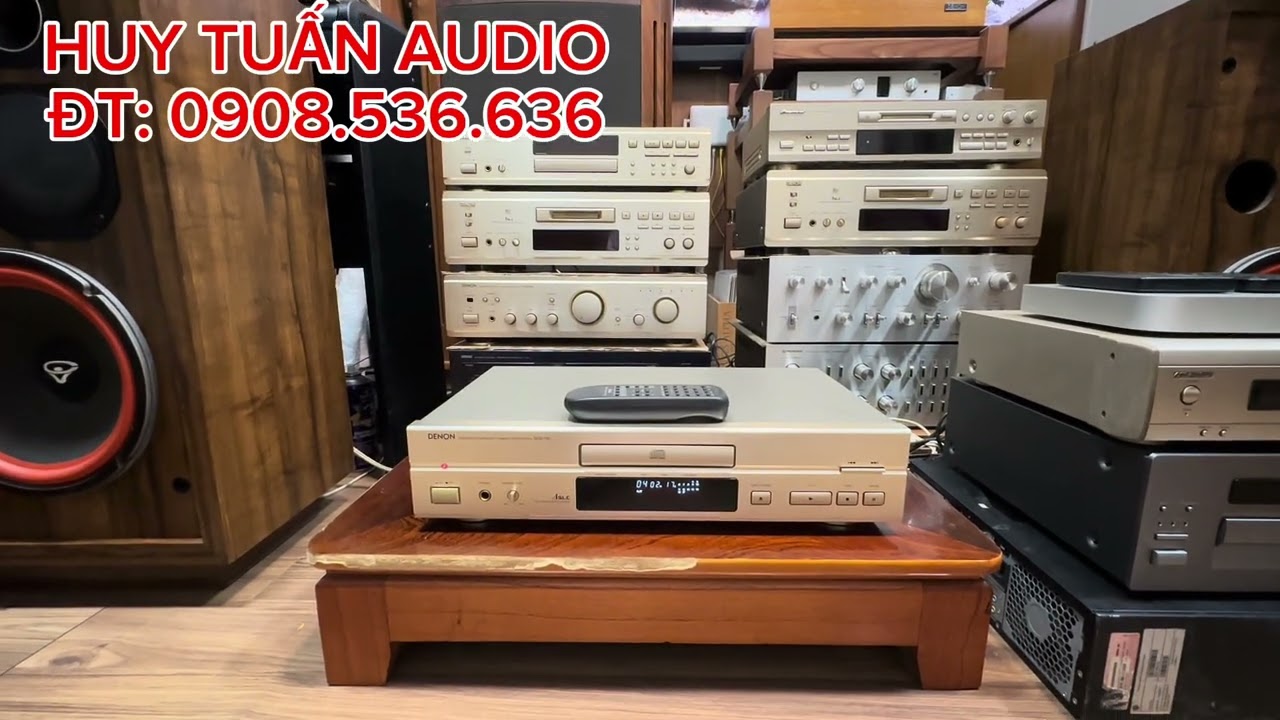 (Đã bán) Đầu CD Denon DCD-735 Zin Đẹp – Chất Âm Tuyệt Hay, Giá Rẻ! Liên hệ 0908536636
