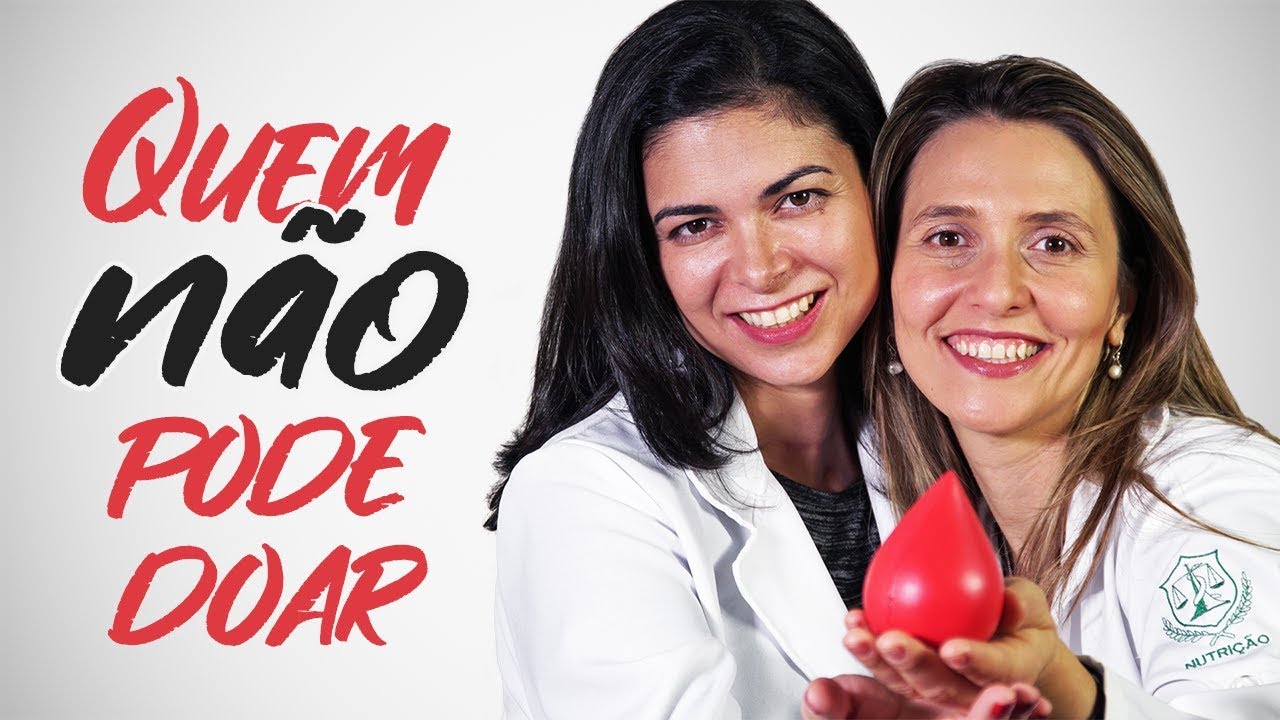 QUEM NÃO PODE DOAR SANGUE