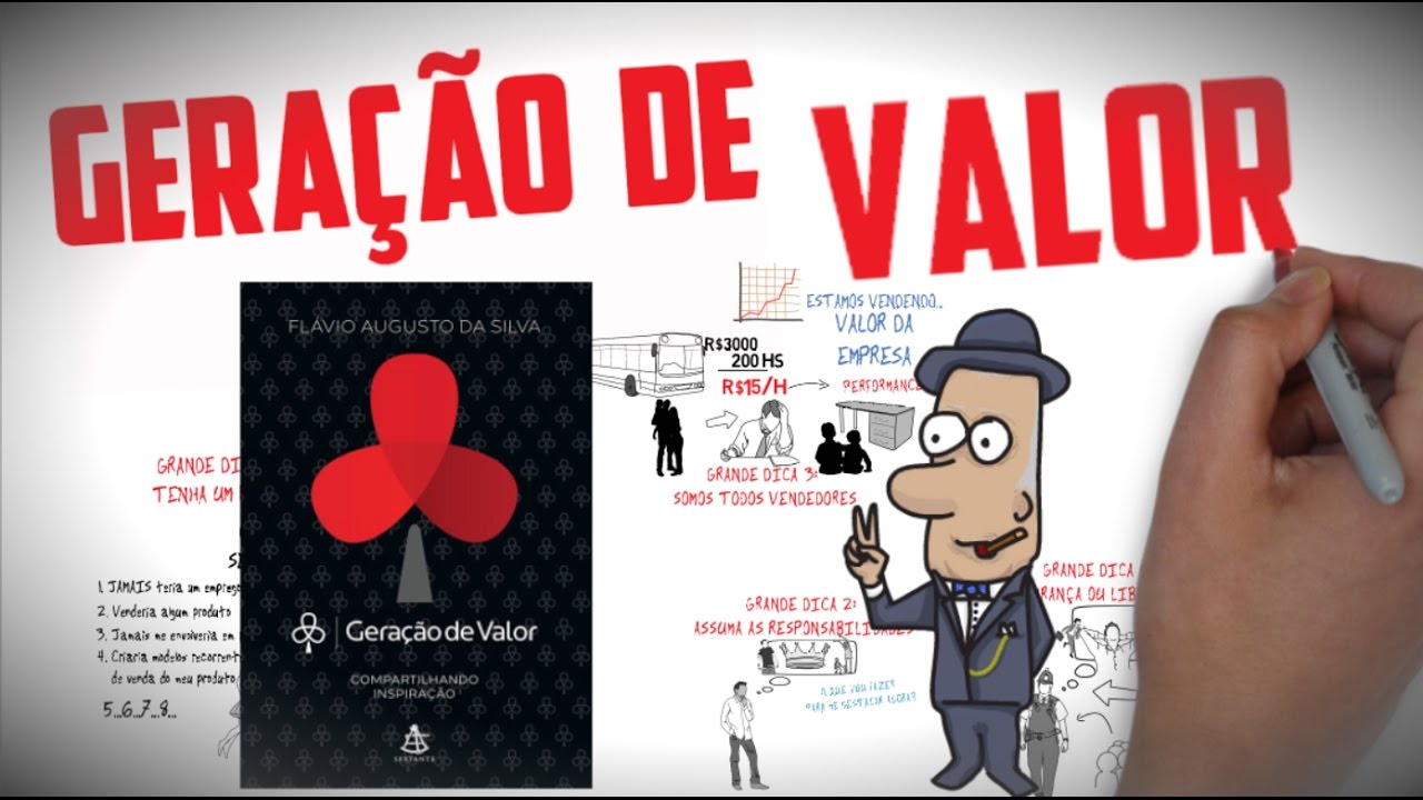 Livro GERA&Ccedil;&Atilde;O DE VALOR | Fl&aacute;vio Augusto da Silva | Seja Uma Pessoa Melhor