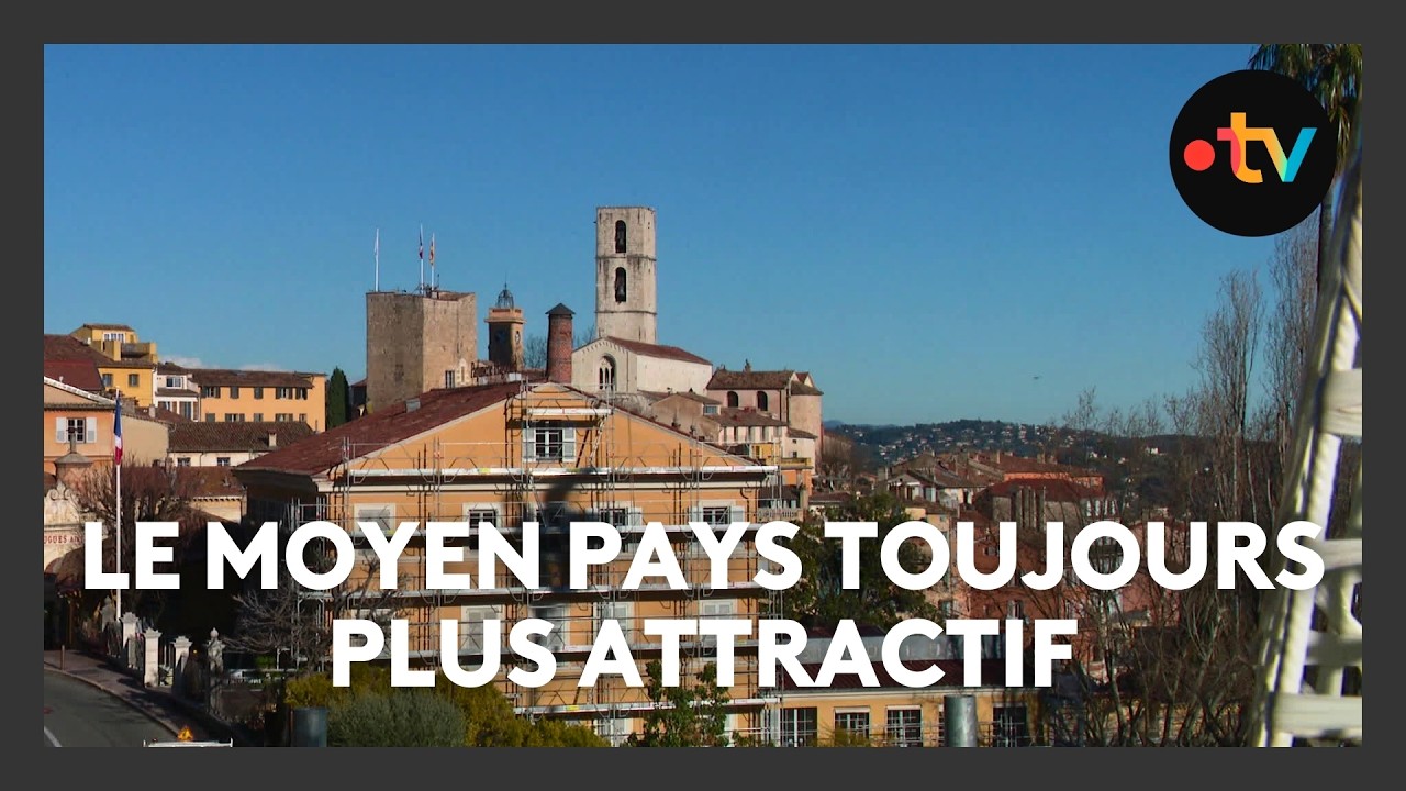 Grasse dans le top des villes moyennes les plus agréables à vivre, le moyen pays attire