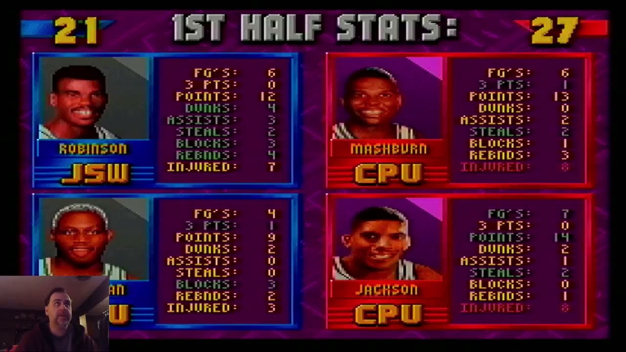 NBA Jam Tournament Edition (SNES) - Playing A Few Games